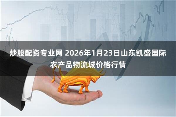 炒股配资专业网 2026年1月23日山东凯盛国际农产品物流城价格行情